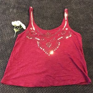 Express Sequin Tank Top